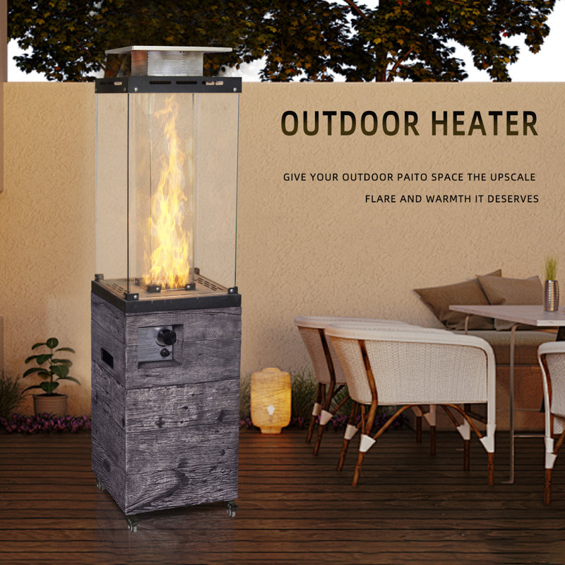 Afterglow 41000 BTU Propane Standing Patio Heater & Reviews Wayfair